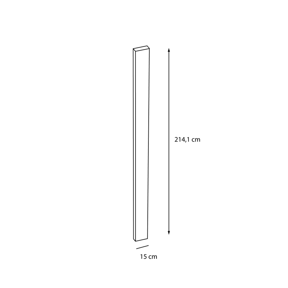 Front drzwi granatowy 15x214,1 cm MADERA