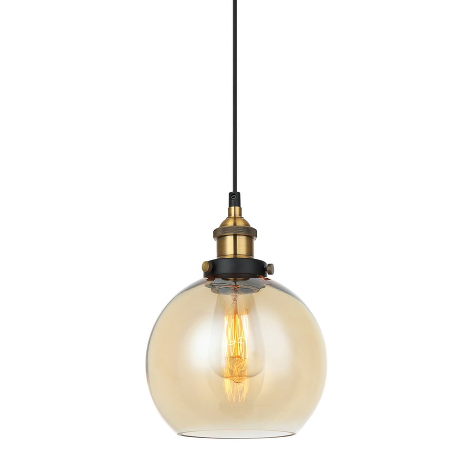 Lampa wisząca industrialna czarno-złota CARDENA