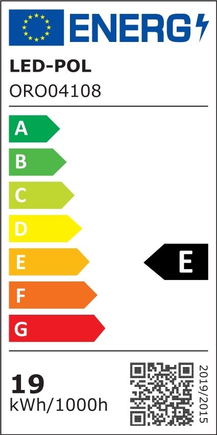 Żarówka LED E27 19W barwa neutralna ORO-ATOS-E27-A70-19W-DW