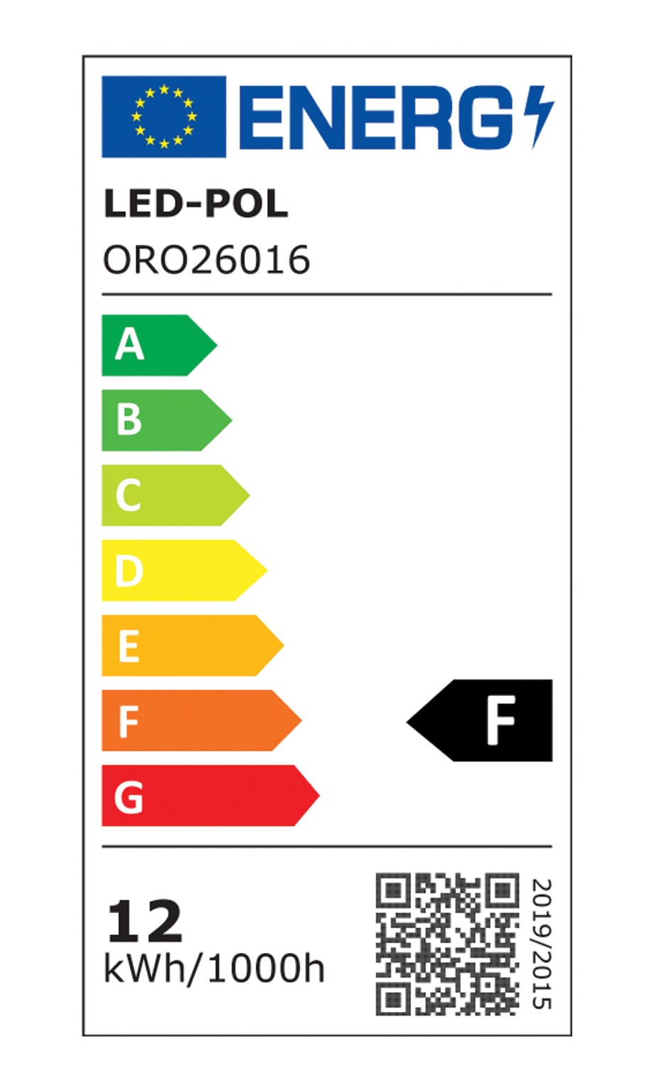 Plafon LED 12W barwa neutralna biały ORO MARS