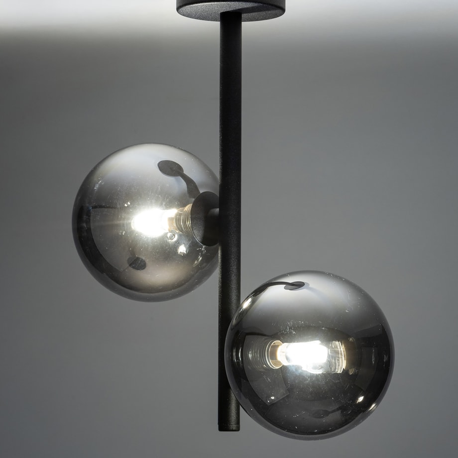 Lampa sufitowa kule czarna ESTERA II
