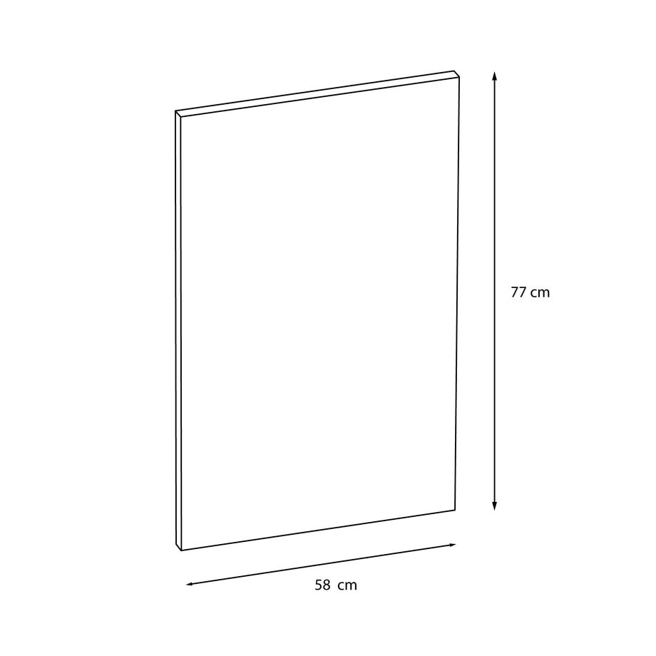 Formatka stojąca granatowa mat 58x77 cm MADERA