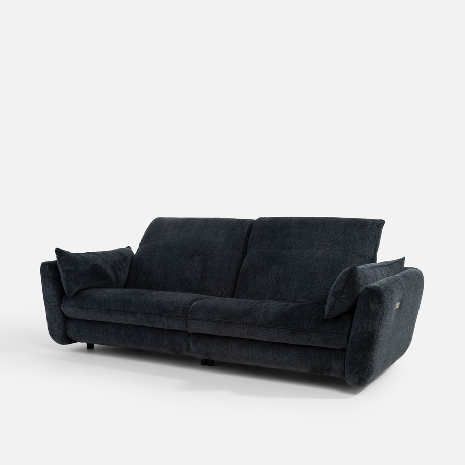 Sofa 3-osobowa z funkcją relax NORI granatowa