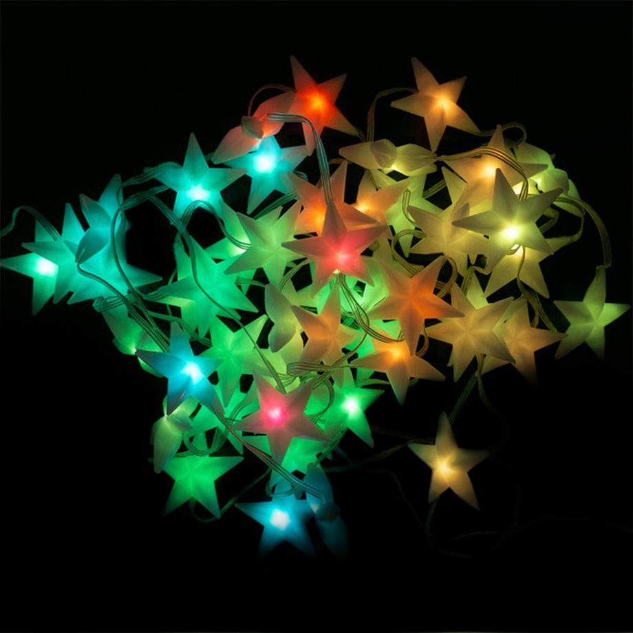 Girlanda LED RGB 50 diod MAGIC LAMPS GWIAZDA 5 m