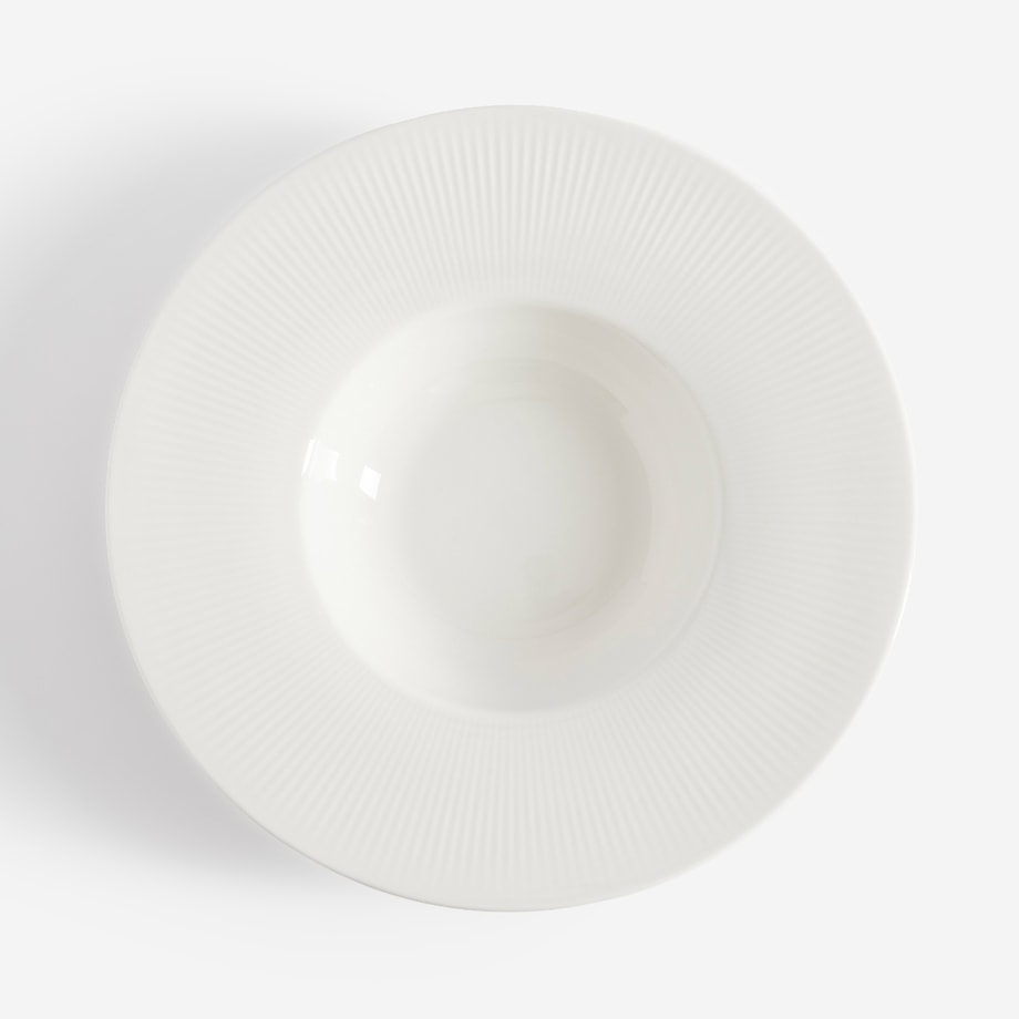 Talerz do pasty porcelanowy biały śr. 23 cm RAPHAEL 