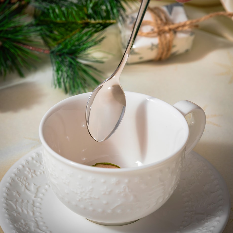 Filiżanka świąteczna ze spodkiem 300 ml SANTA