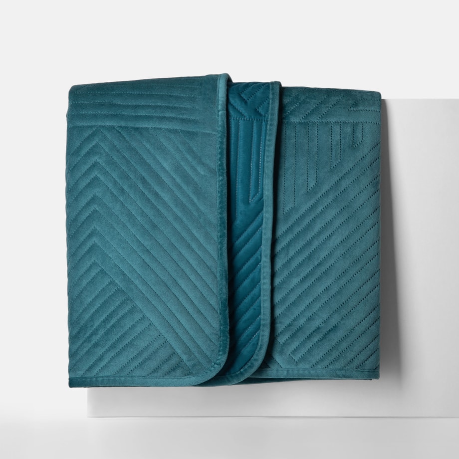Narzuta turkusowa 180x200 cm SENSO