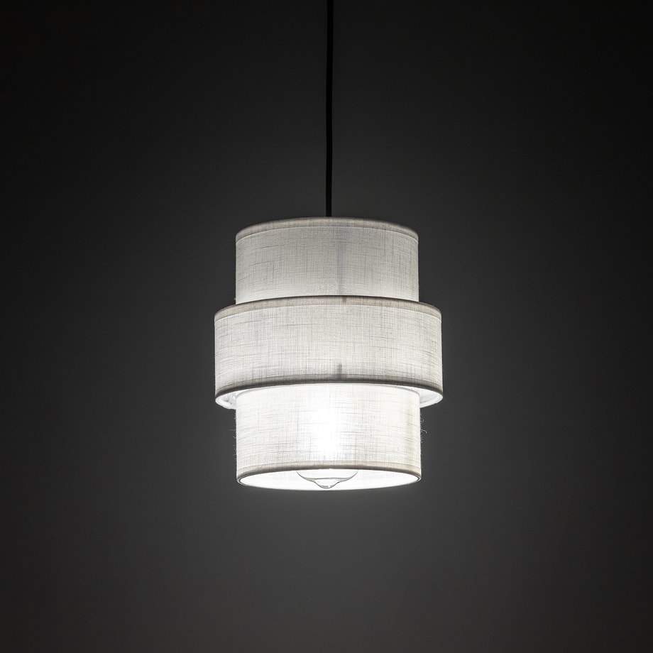 Lampa wisząca biała CALISTO fi 20 cm
