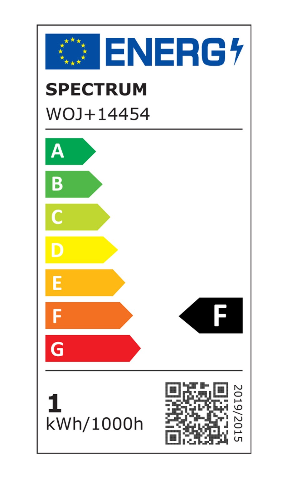 Żarówka LED świecowa E27 1W barwa ciepła SPECTRUM