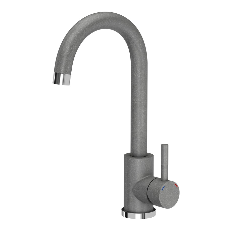 Komplet zlewozmywak QUADRON szary SMART 1K/Z/K/O 62X44 z szarą baterią