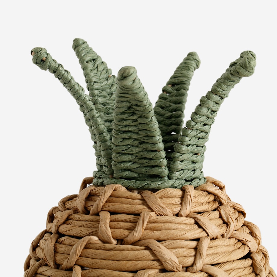 Dekoracja pleciona ANANAS 27 cm