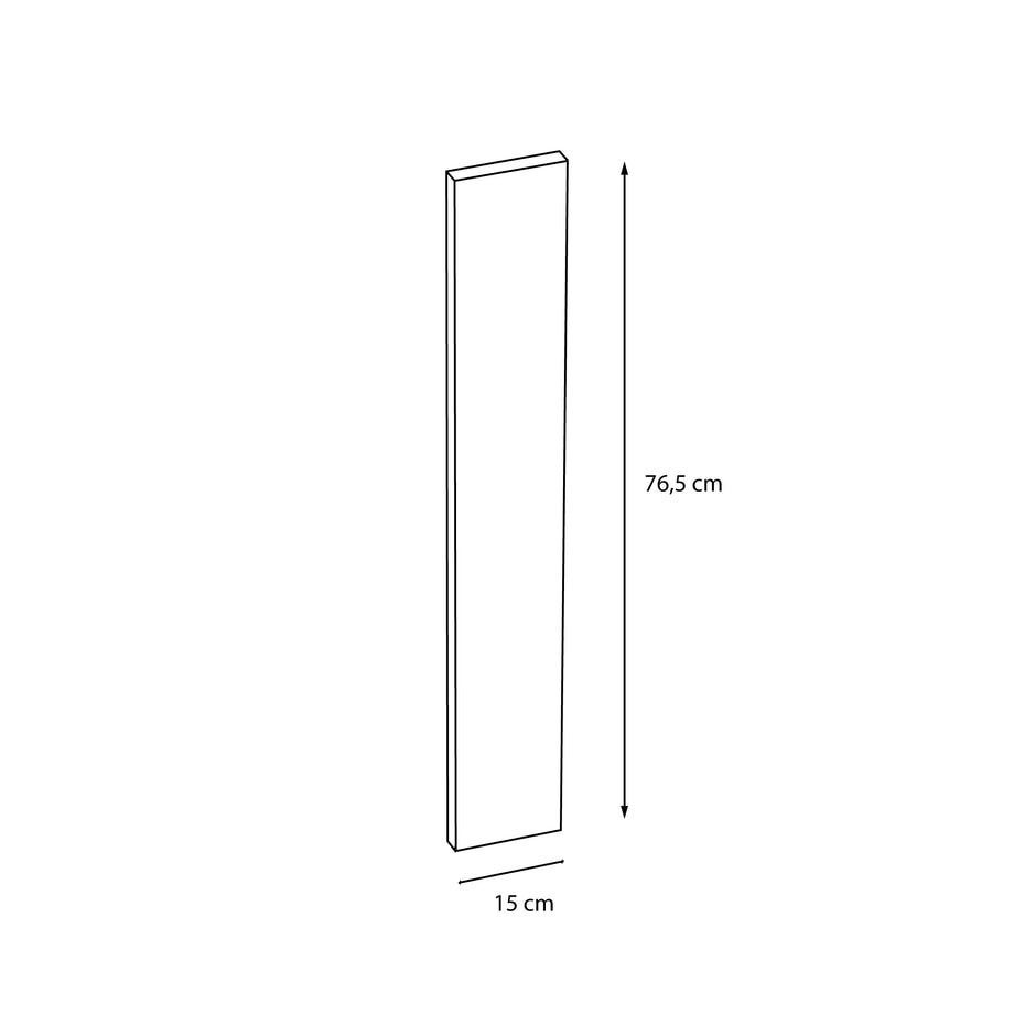 Front drzwi granatowy 15x76,5 cm MADERA