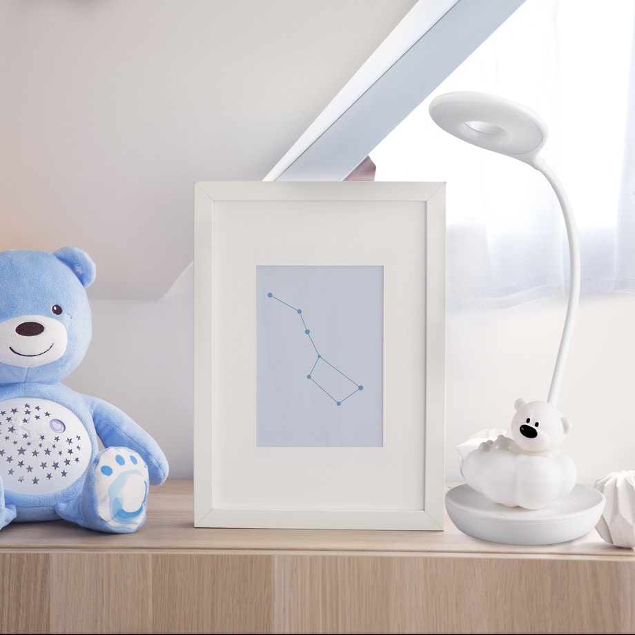 Lampa biurkowa LED USB MIŚ NA CHMURCE