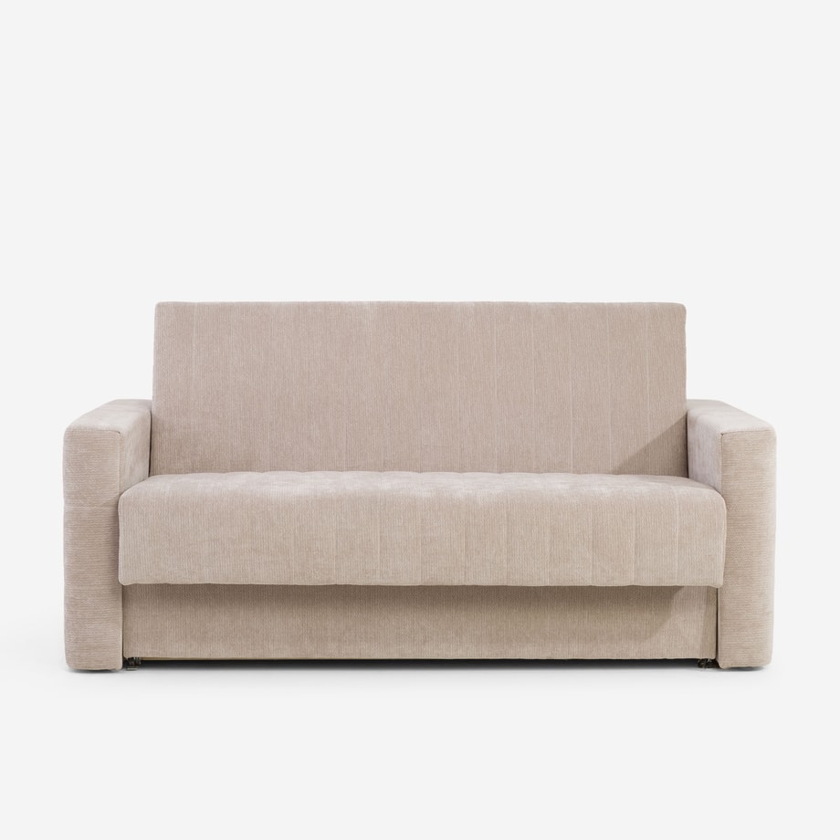 Sofa rozkładana 3-osobowa beżowa DOMO 3