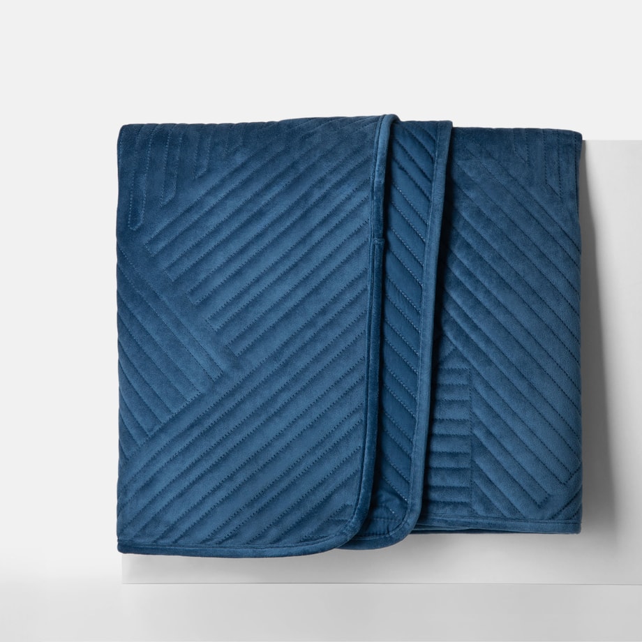 Narzuta granatowa 180x200 cm SENSO