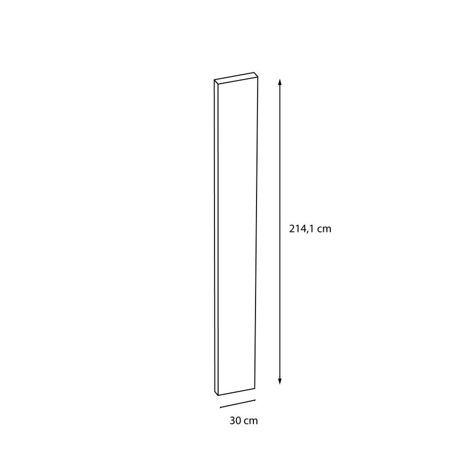 Front drzwi granatowy 30x214,1 cm MADERA