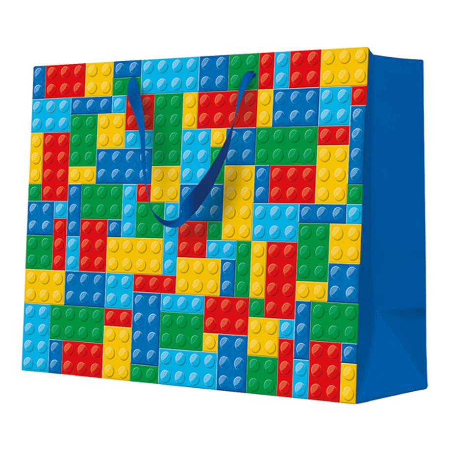 Torba prezentowa COLORFUL BRICKS 33,5x26,5 cm