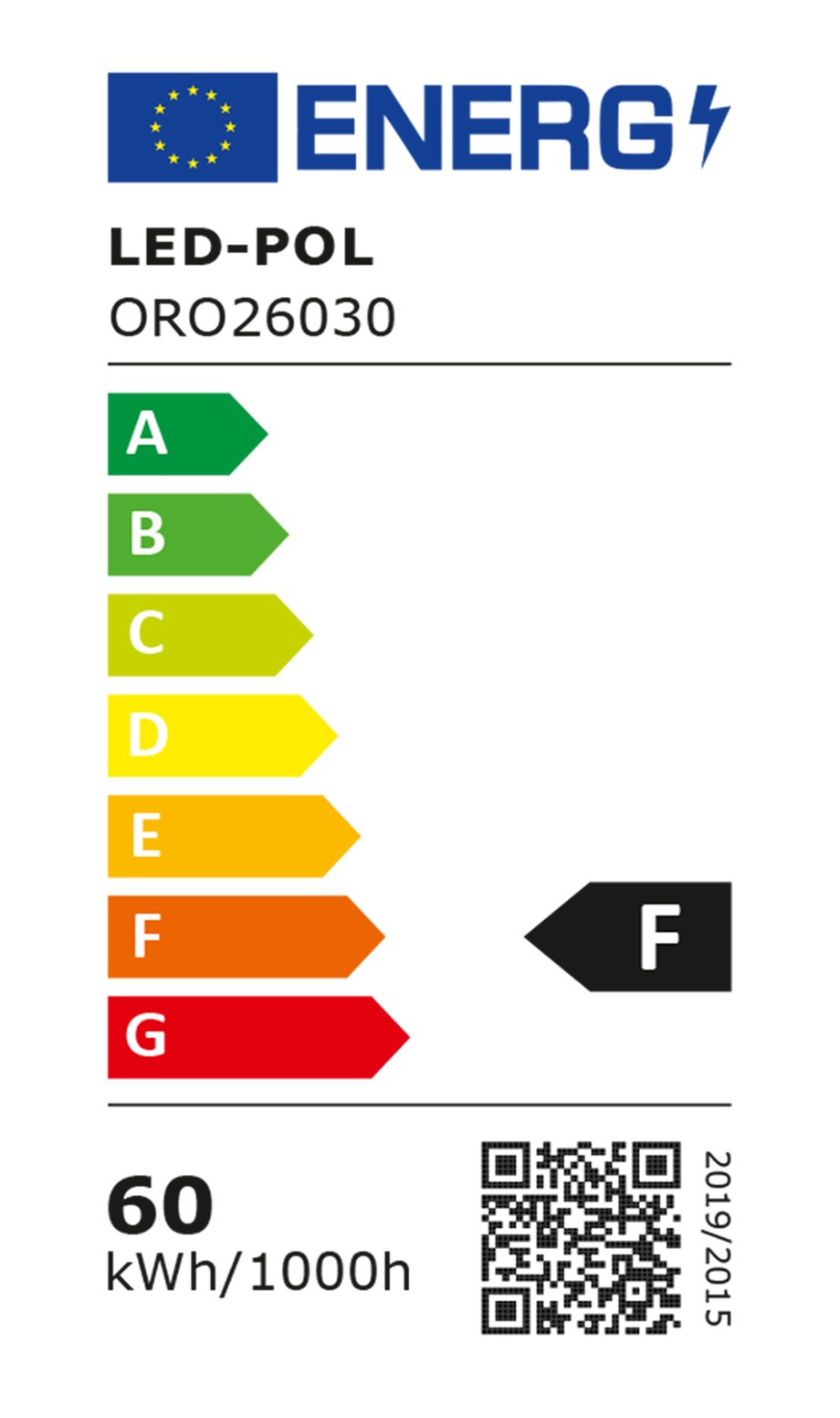 Plafon LED 60W ORO ORION