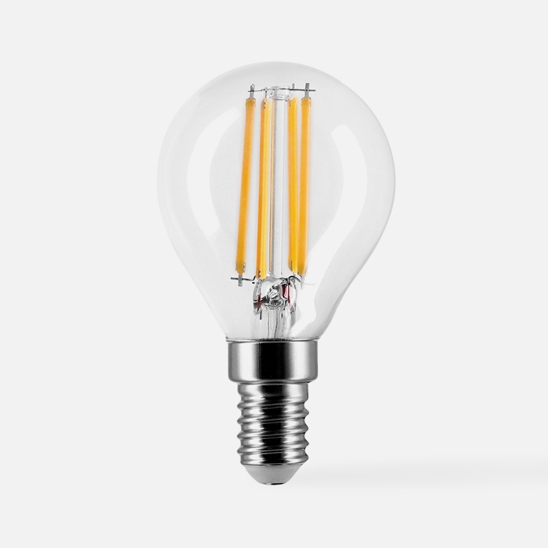 Żarówka LED barwa ciepła ORO-CLARO-E14-G45-4W-WW