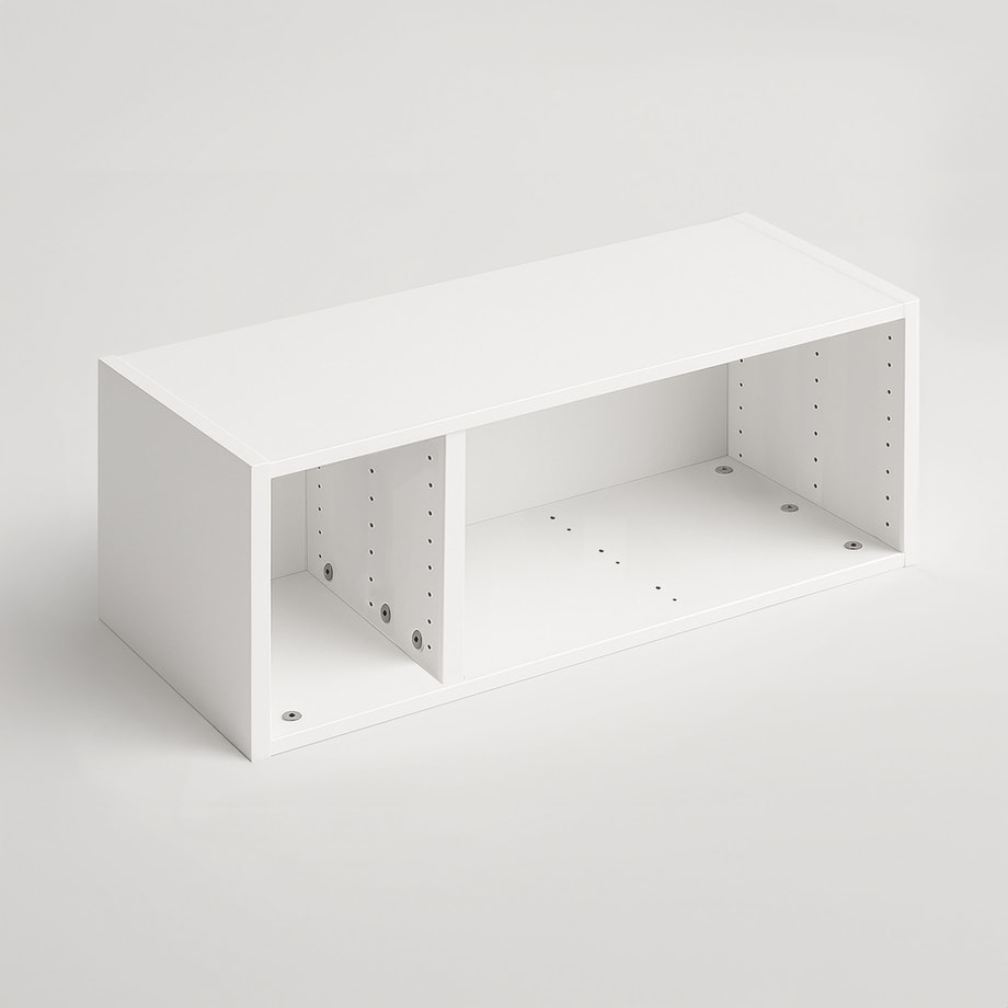 Korpus nadstawny szafy 150x48x53,5 cm ADBOX II biały