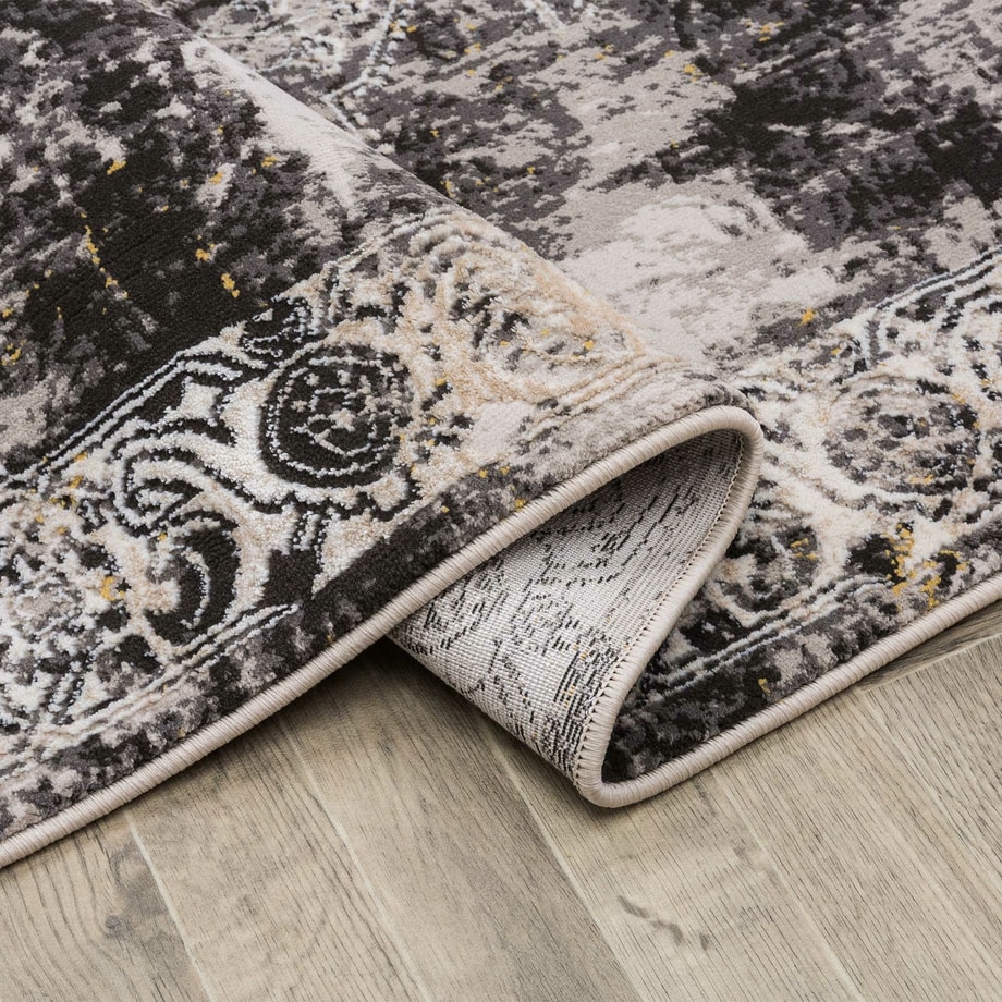 Dywan vintage czarny MONAKO 160x230 cm