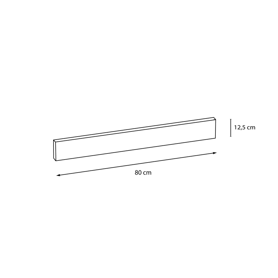 Front szuflady granatowy 80x12,5 cm MADERA