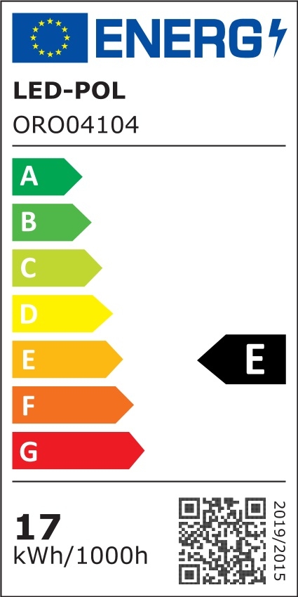 Żarówka LED E27 17W barwa ciepła ORO-ATOS-E27-A65-17W-WW