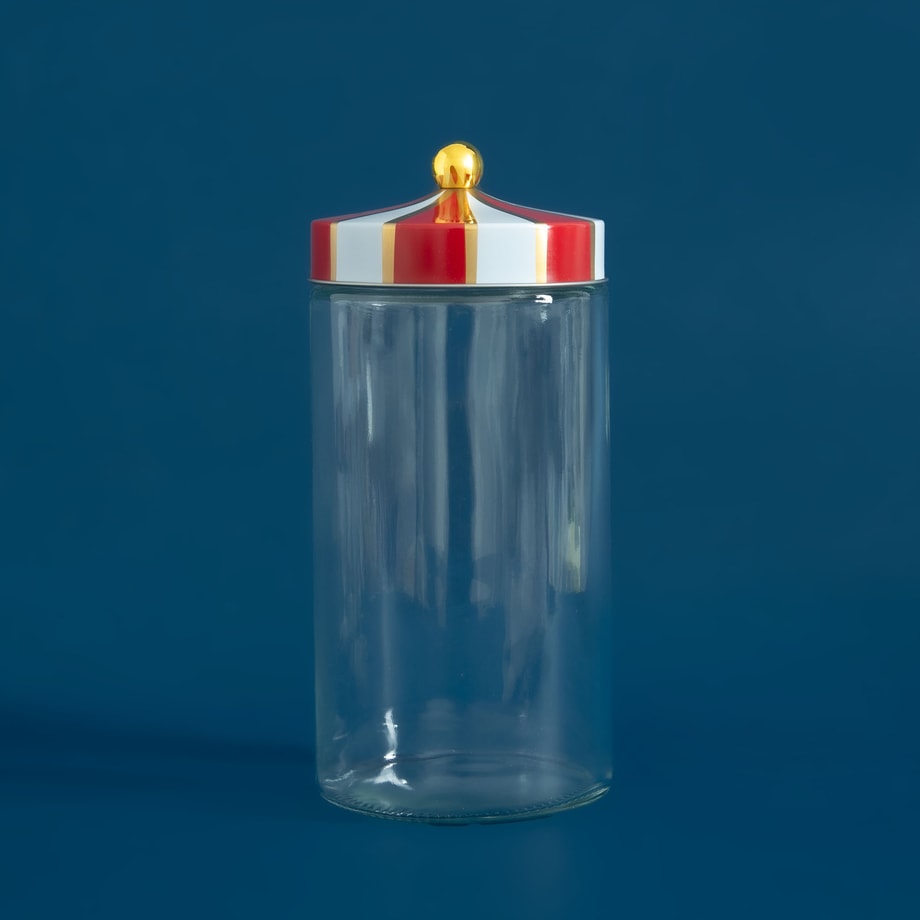 Pojemnik do przechowywania CIRCUS, biało-czerwony, 1700 ml