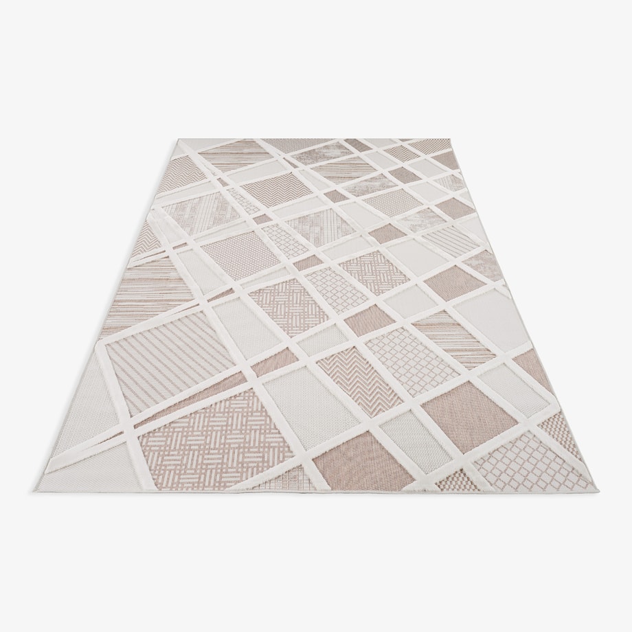 MADERA dywan geometryczny beżowy 160x230 cm