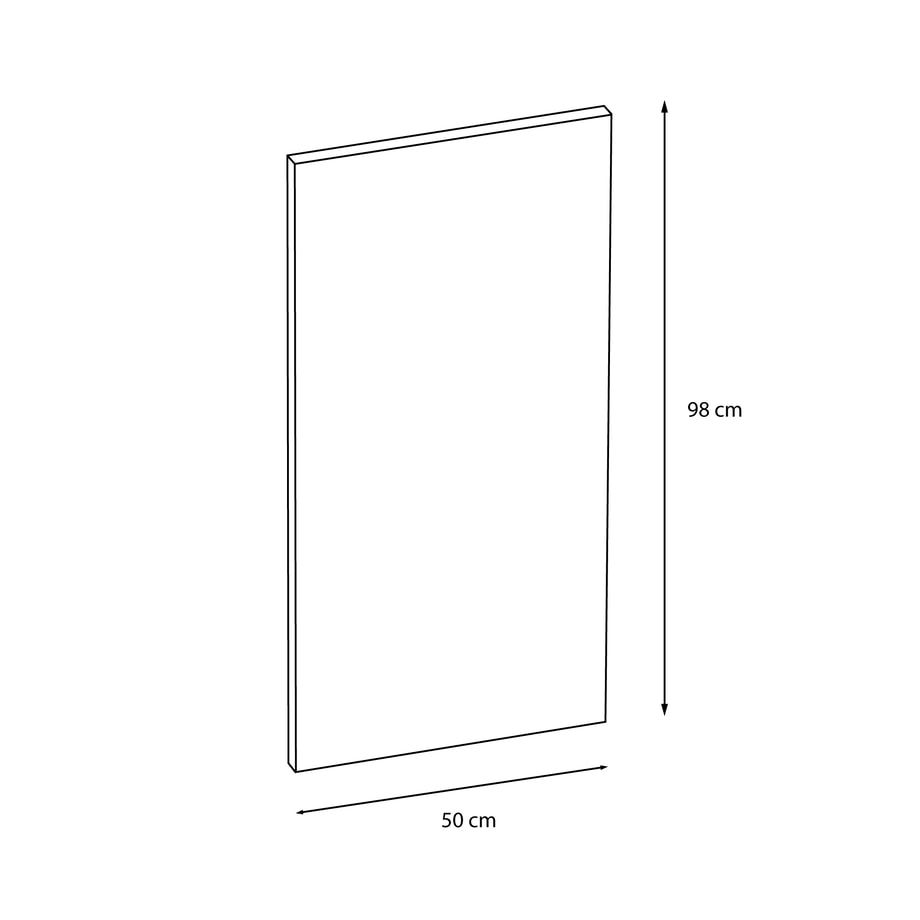 Front drzwi mat biały zimny 50x98 cm MADERA