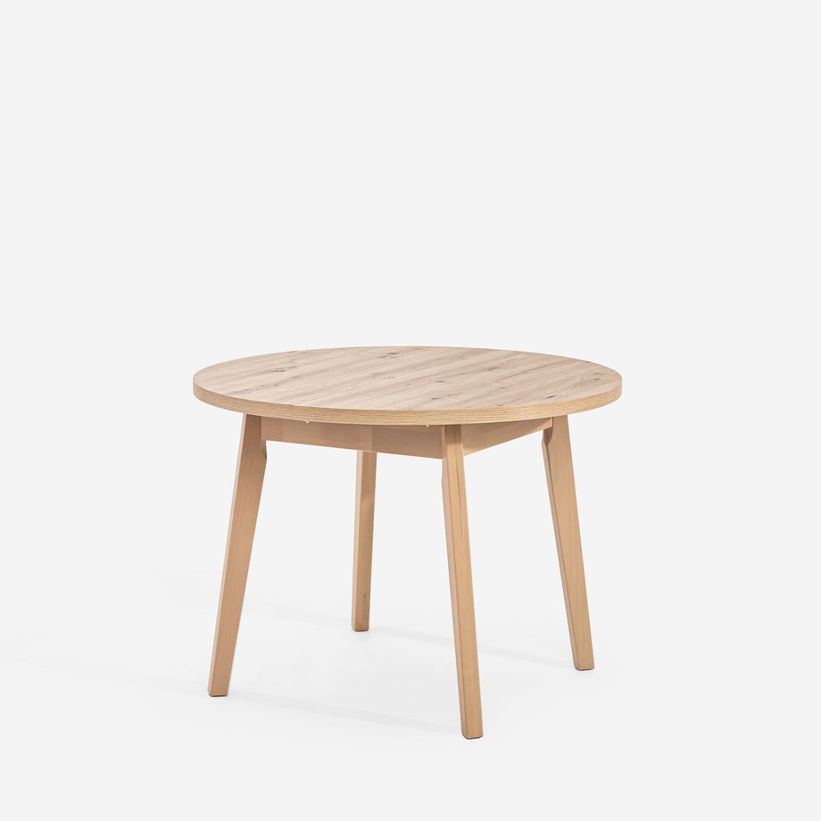 VORLI stół okrągły rozkładany artisan 100-135 cm