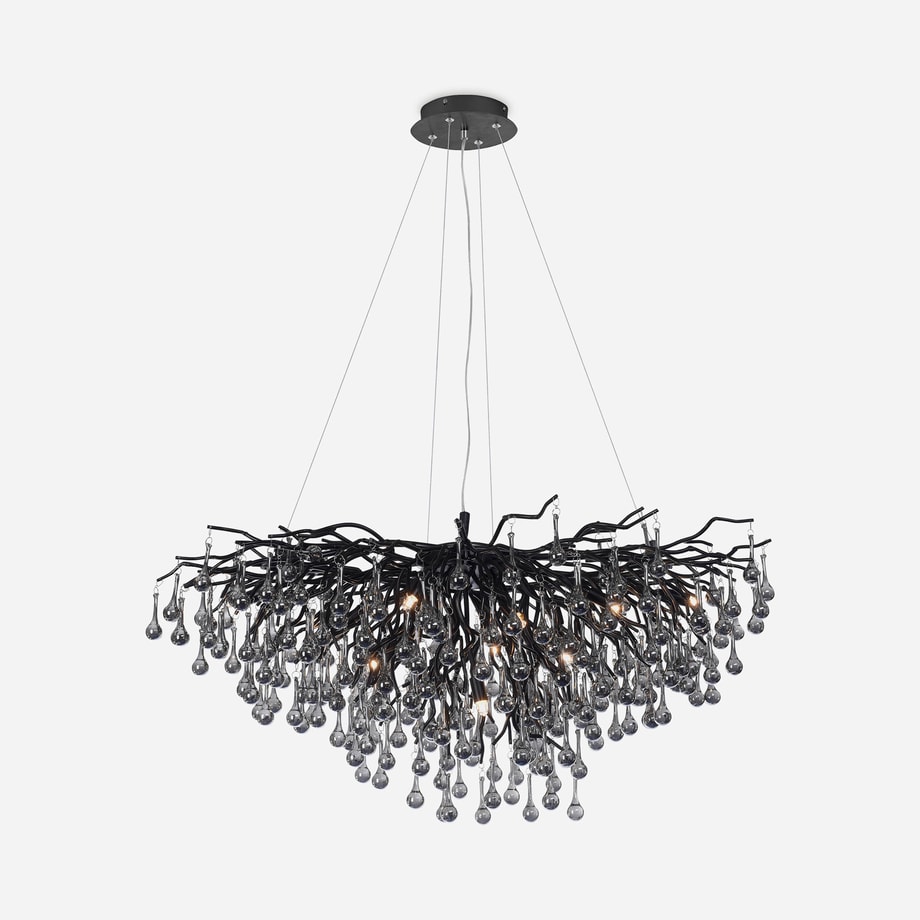 Lampa wisząca czarna ICICLE