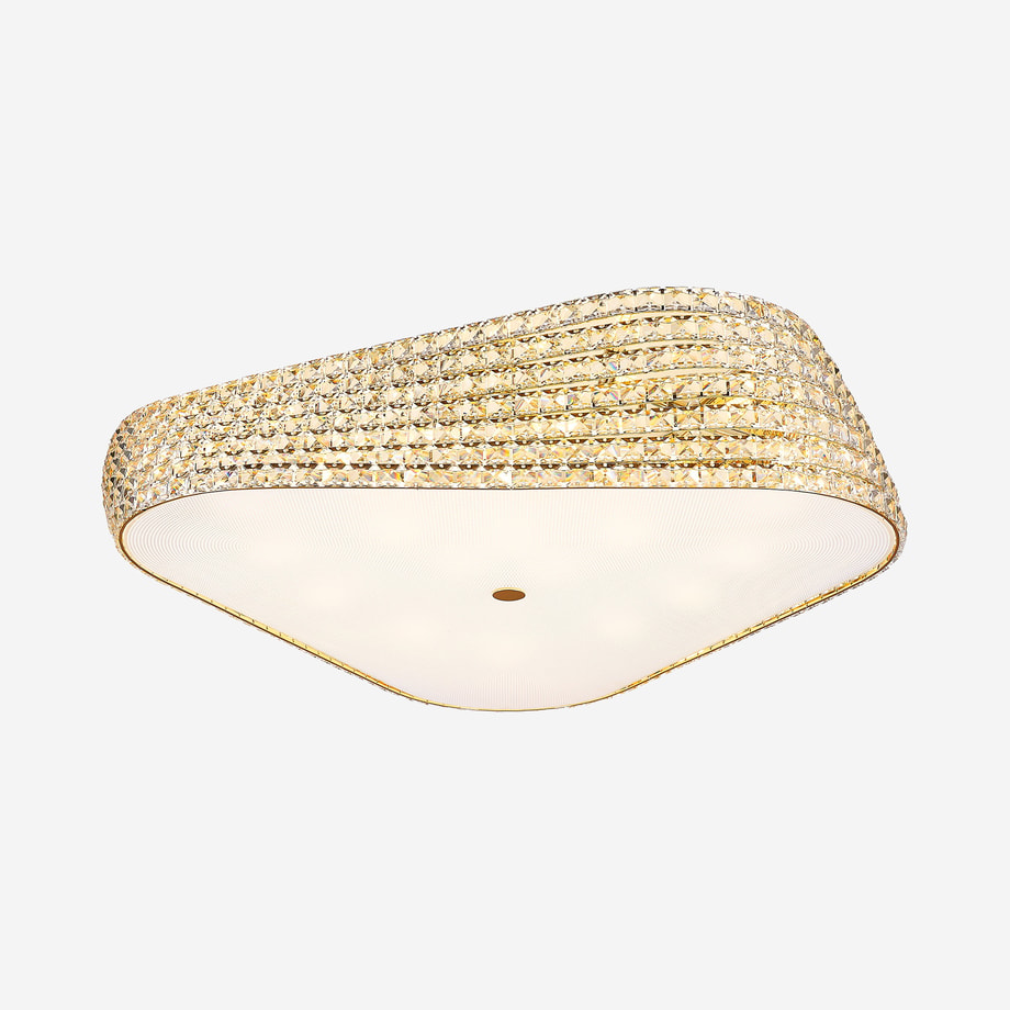Lampa sufitowa złota 87 cm BABYLON 