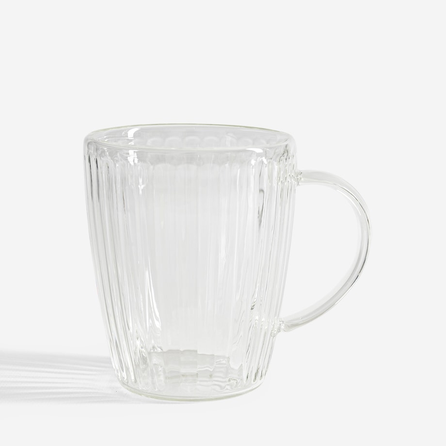 Szklanki z uchem z podwójna ścianką LIVIO DUO 2 sztuki 250 ml