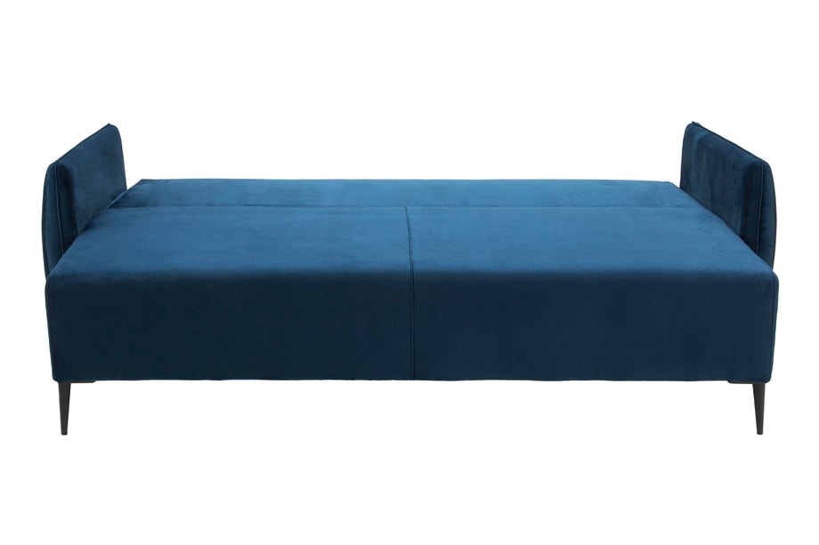 Sofa 3-osobowa DL rozkładana granatowa KIOTO
