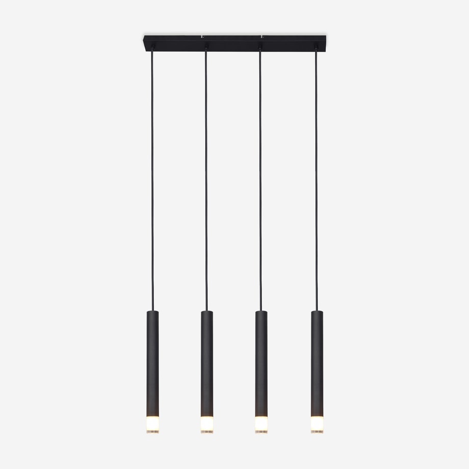 Lampa wisząca listwa czarna VELIC