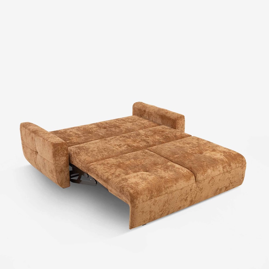 ENNA sofa rozkładana miodowa