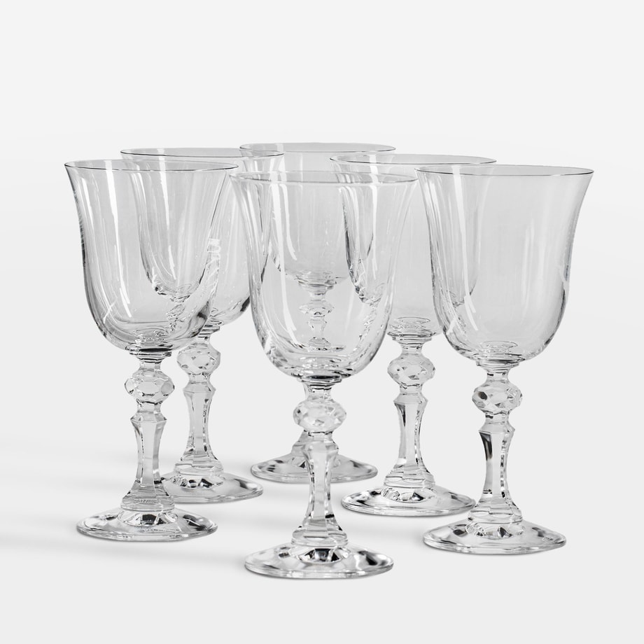 Komplet 6 kieliszków do wina czerwonego KRISTA 250 ml