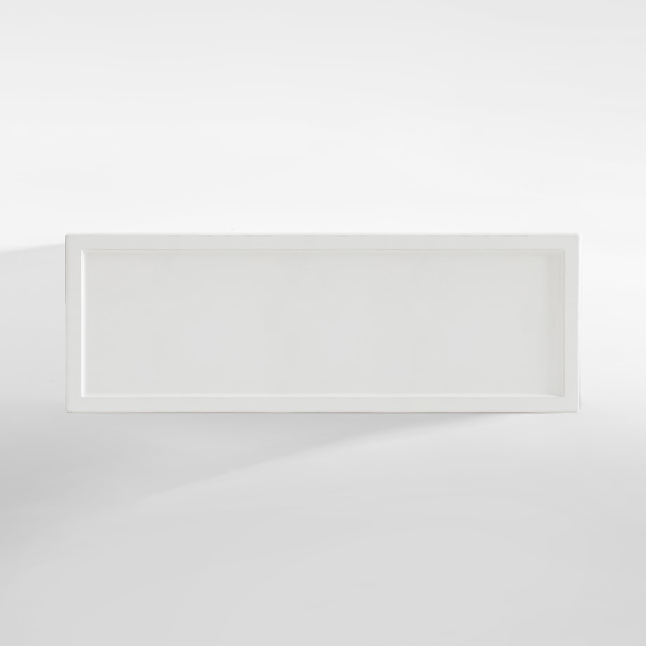 Blenda AVOLA 60x21 cm folia biały mat