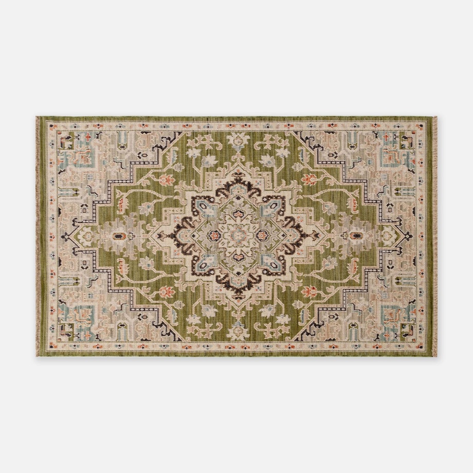 Dywanik KLASYK WOOL, zielony, 60x100 cm