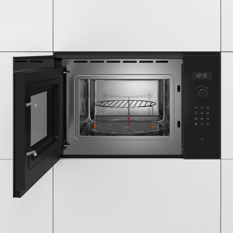 Mikrofala do zabudowy Home Connect BOSCH seria 6 czarna BEL554MB0