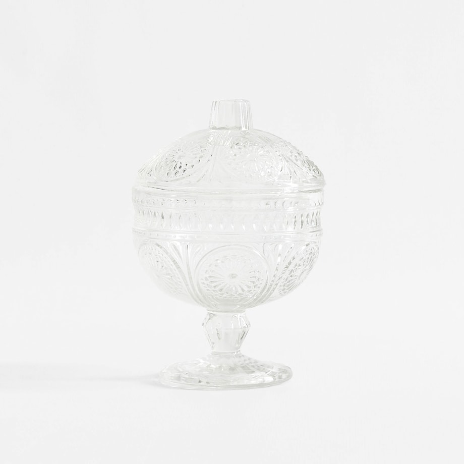 Bombonierka szklana 9,7x14,8 cm
