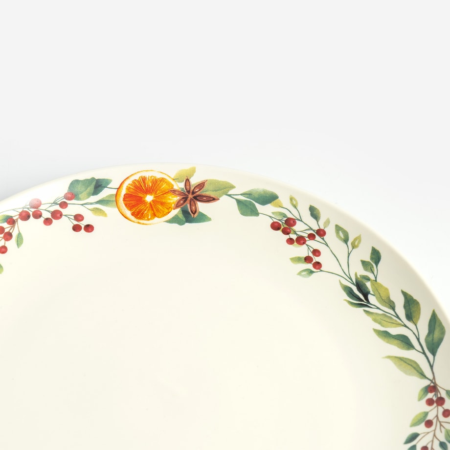 Talerz deserowy świąteczny WINTER TEA 20,8 cm