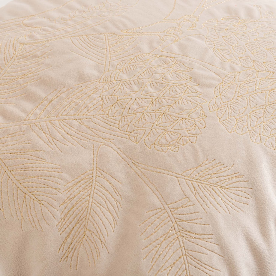 Poszewka dekoracyjna glamour krem 45x45 cm ERIN