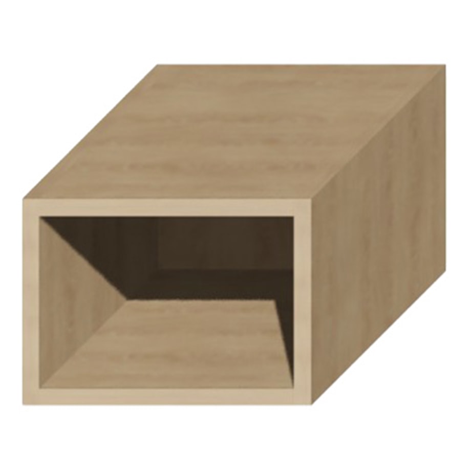 Korpus nadstawny QUBIK 30x21,5 dębowy