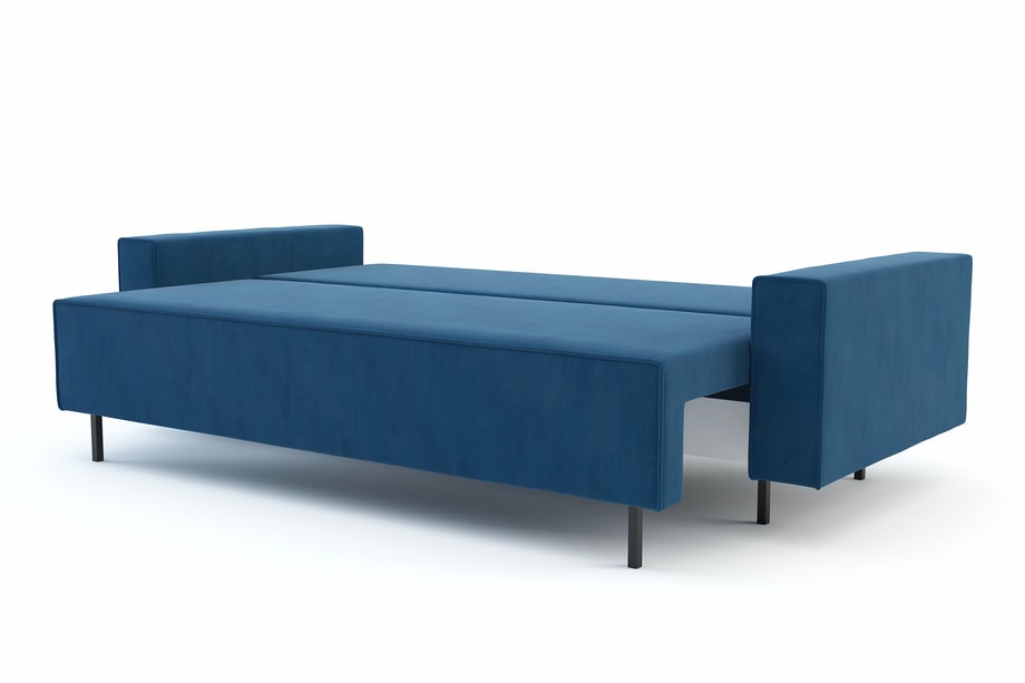 Sofa rozkładana ciemnoniebieska KAMALA