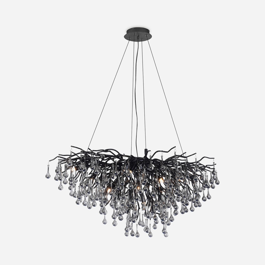 Lampa wisząca czarna ICICLE