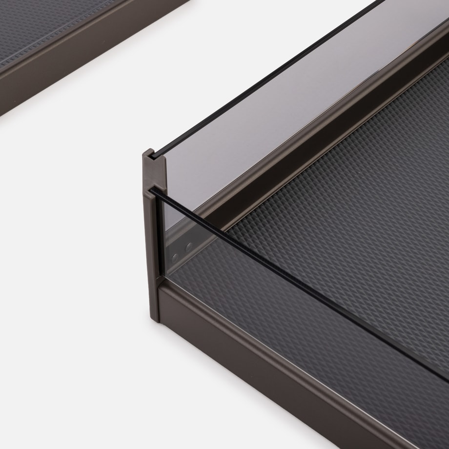 Zestaw 4 koszy do cargo narożnego, highclass grey