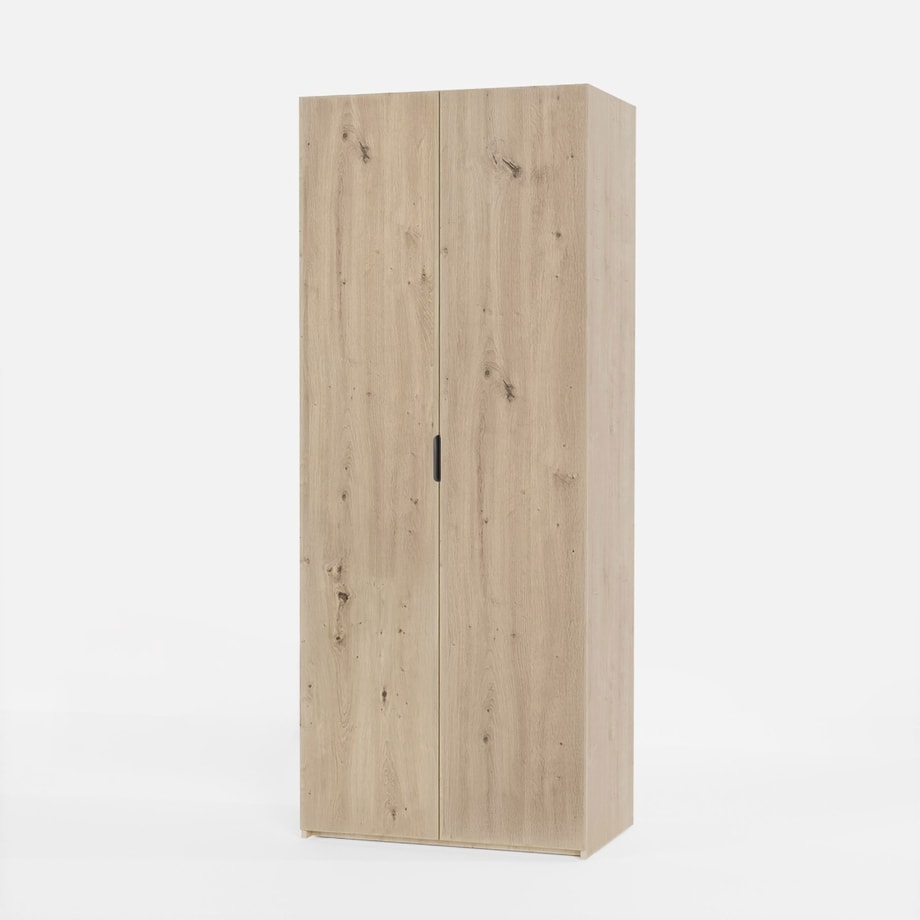 Szafa ADBOX 100x249,6x60 cm dąb artisan z drążkami na ubrania