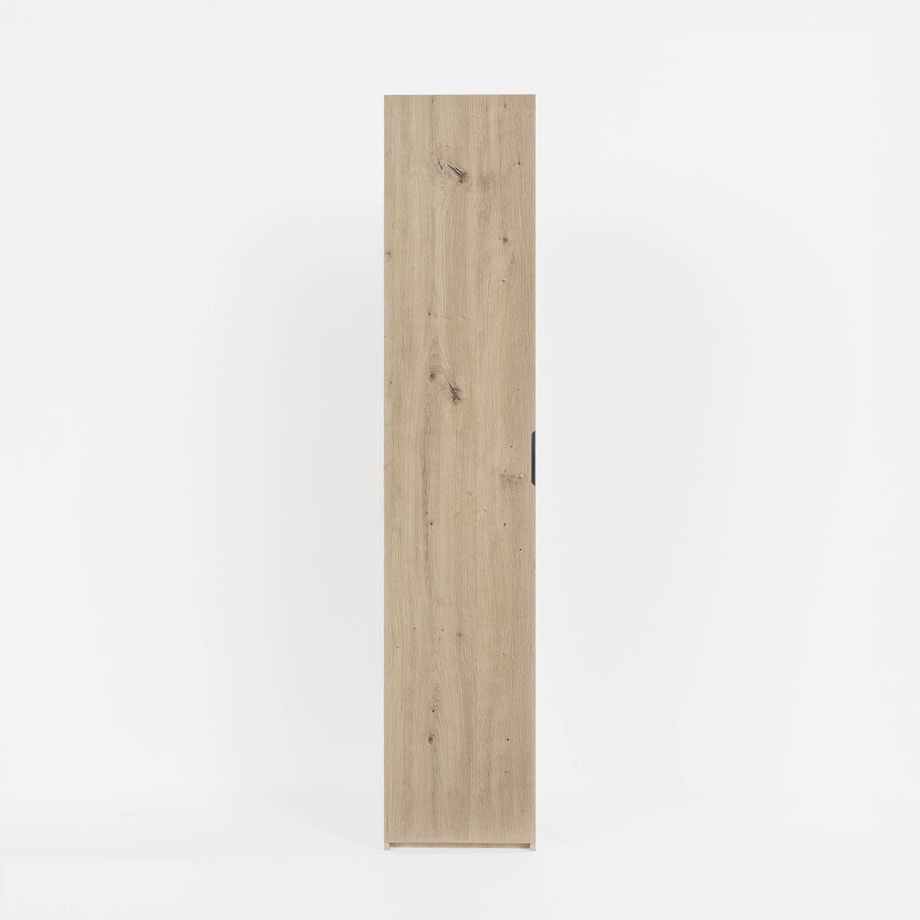 Szafa wąska ADBOX 50x249,6x60 cm dąb artisan z półkami szufladą i drążkiem 
